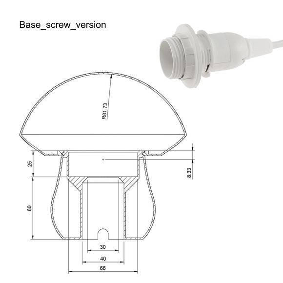 Gazzaladra Edulis Fungus Parameteric Table Lamp, Bedroom Lighting - Picture 11 of 11